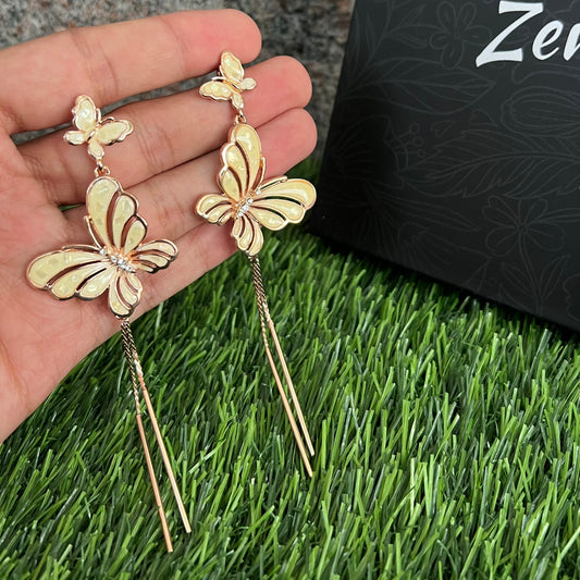 925 Butterfly Earrings