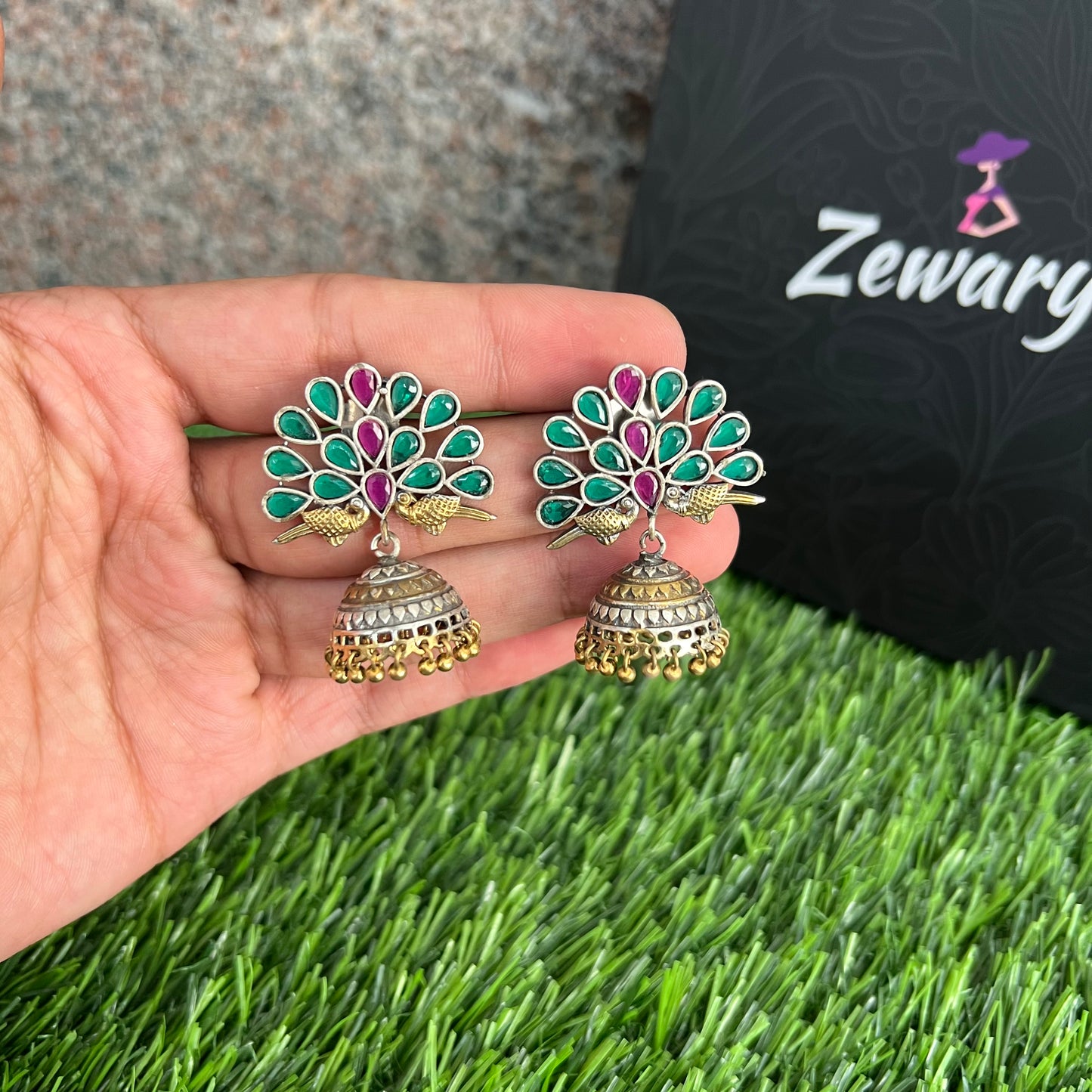 Peacock Earrings