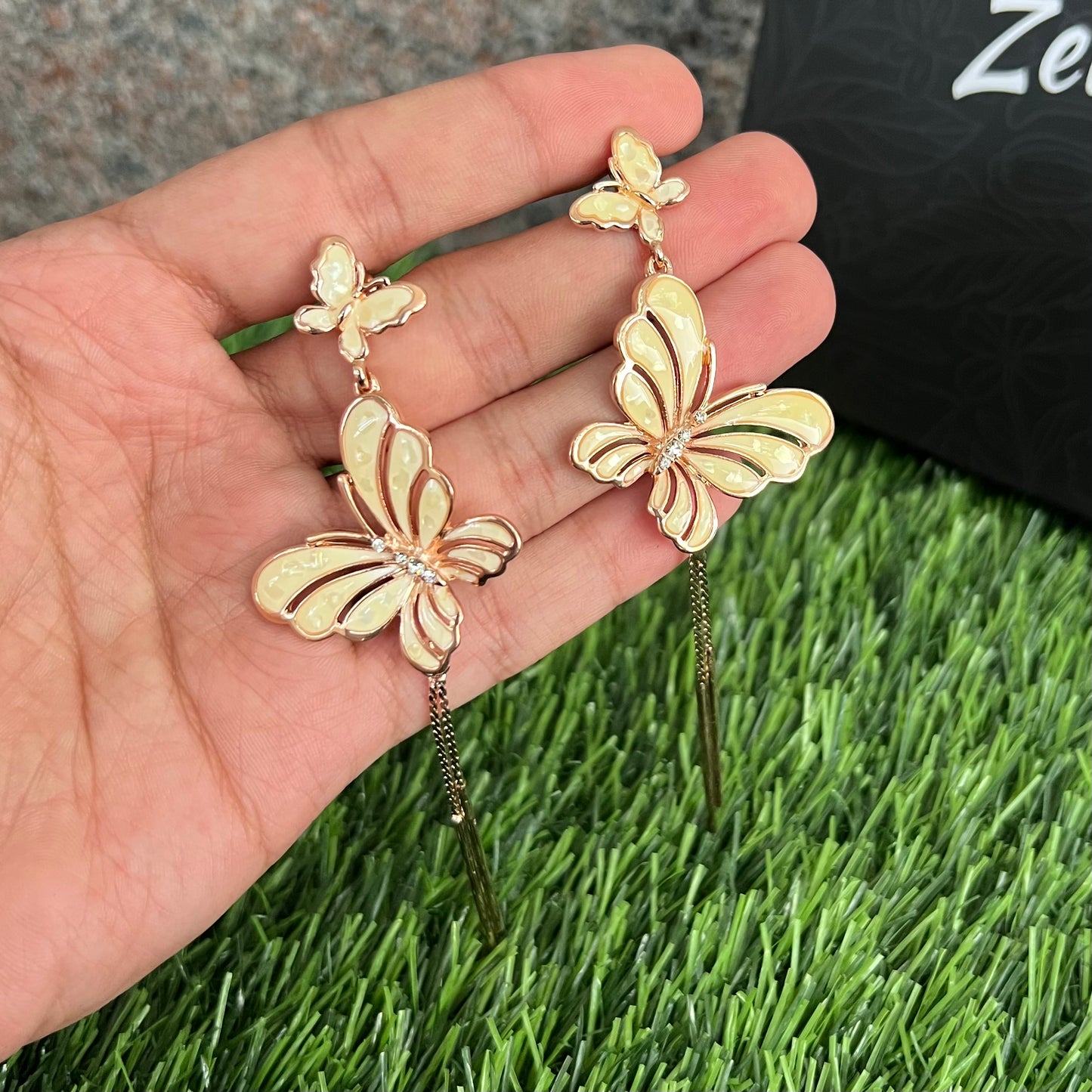 925 Butterfly Earrings