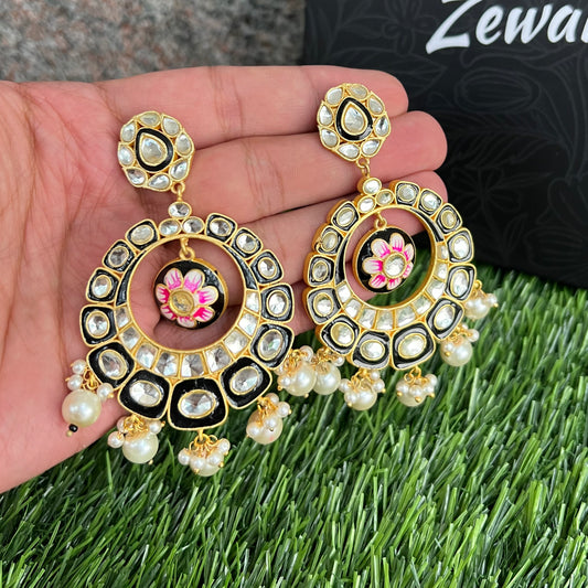 Gold Plated Meena Enameled