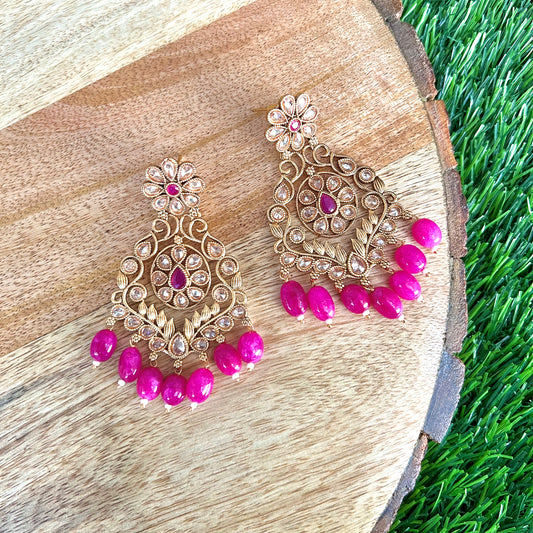 Gold Plated Chand Earring