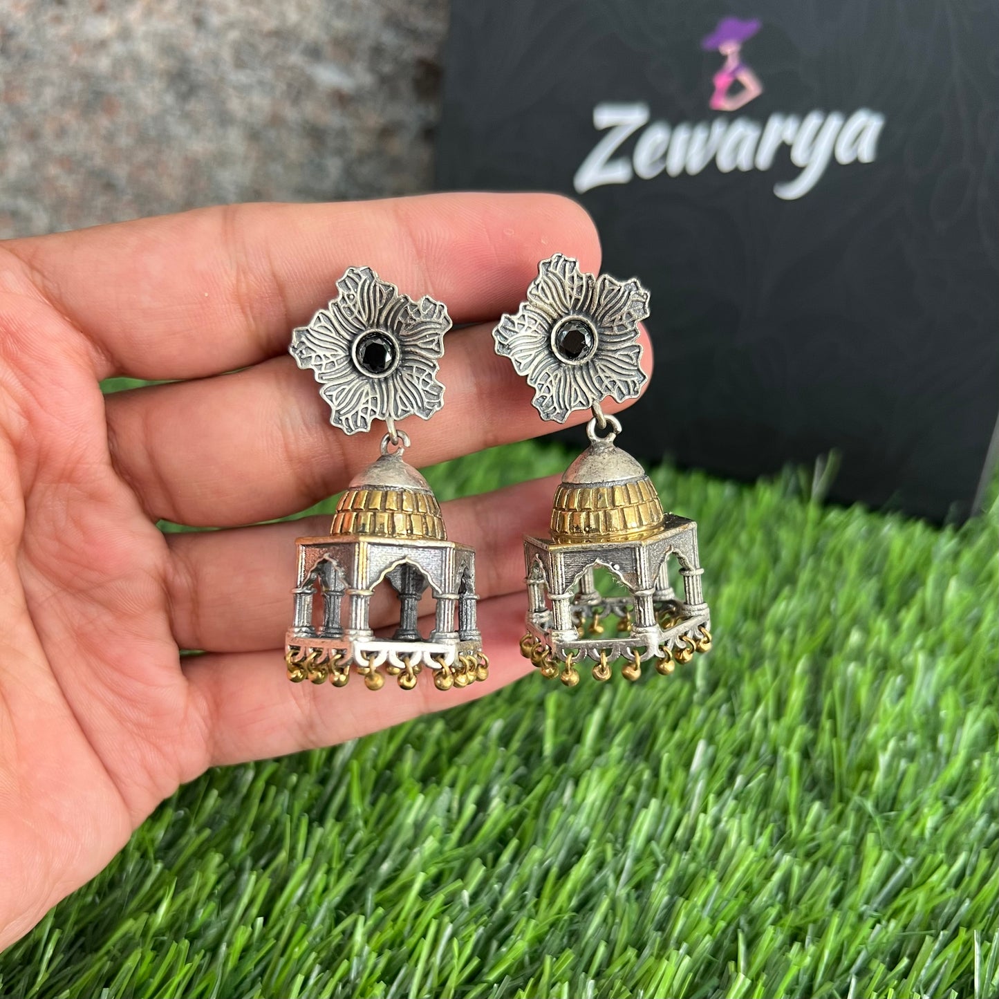 Handmade Royal Palace Jhumkas