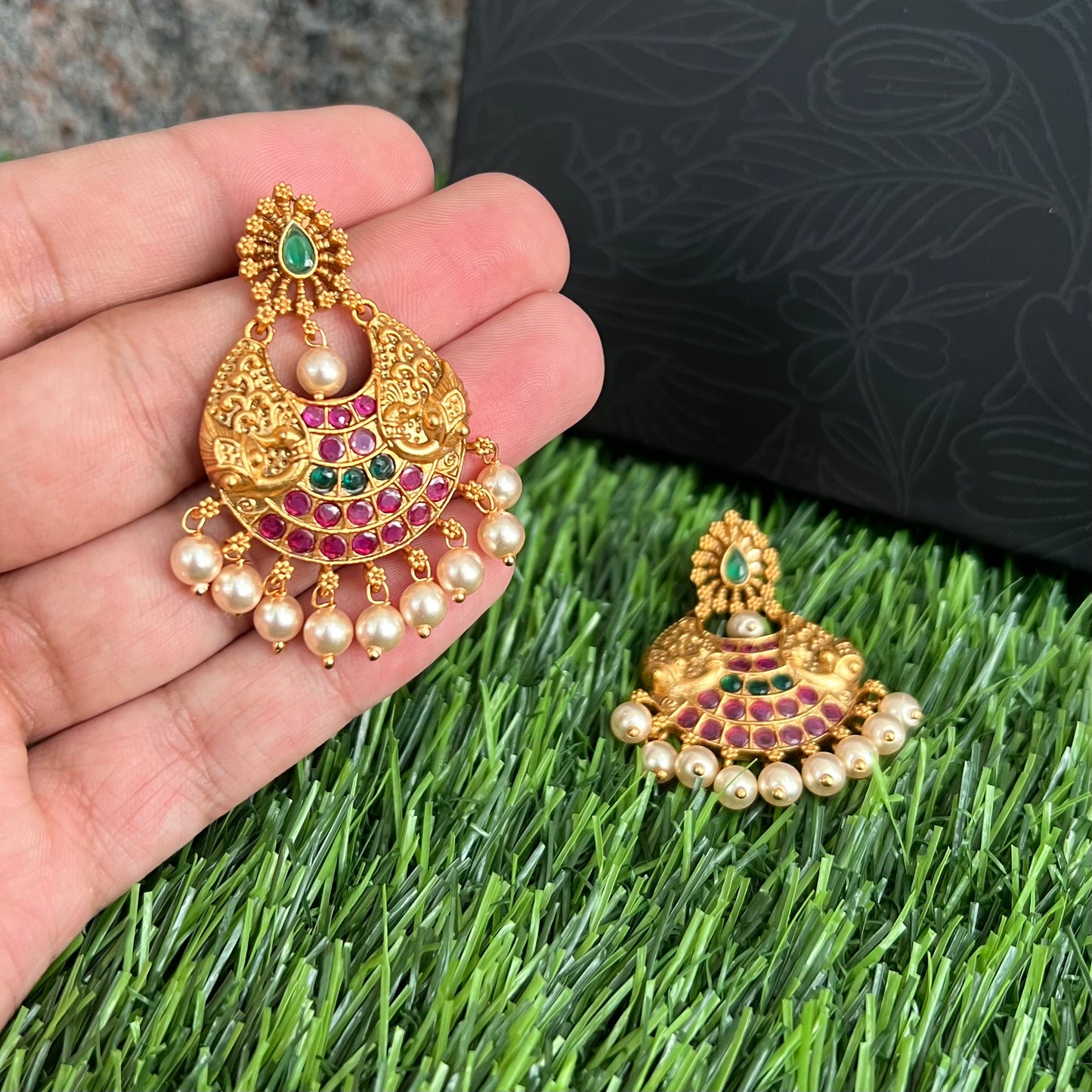 Antique Peacock Earring
