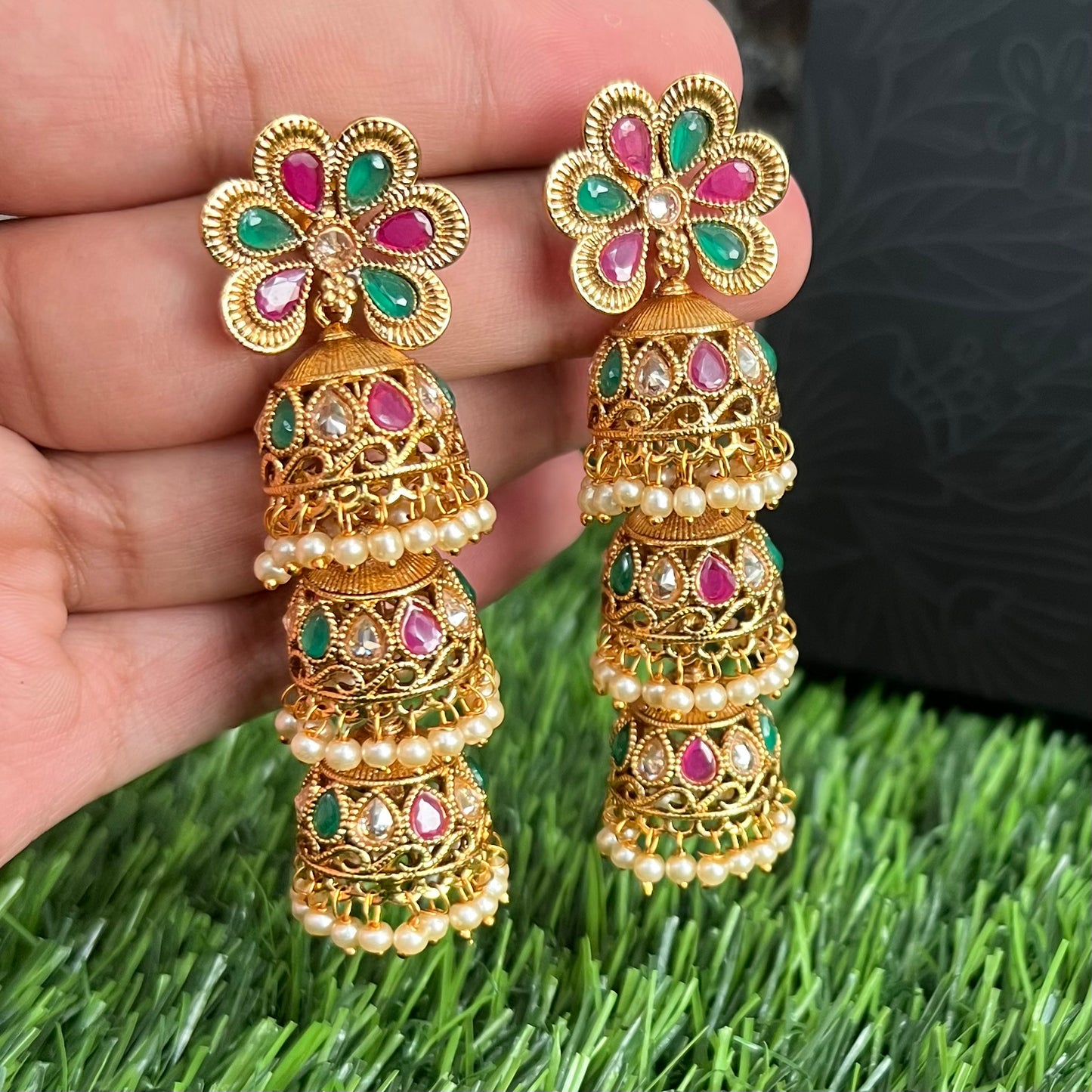 Gold Plated Jhumkas
