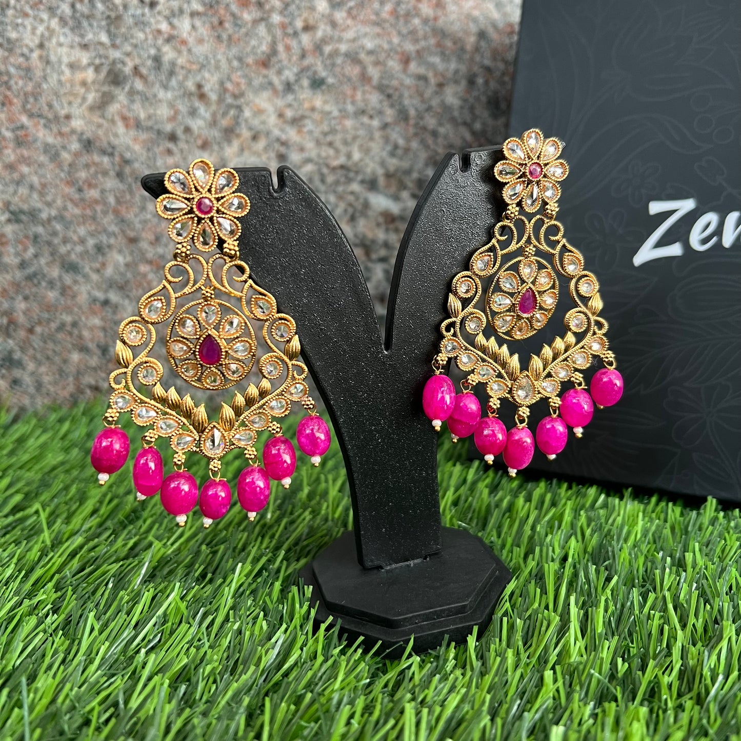 Gold Plated Chand Earring