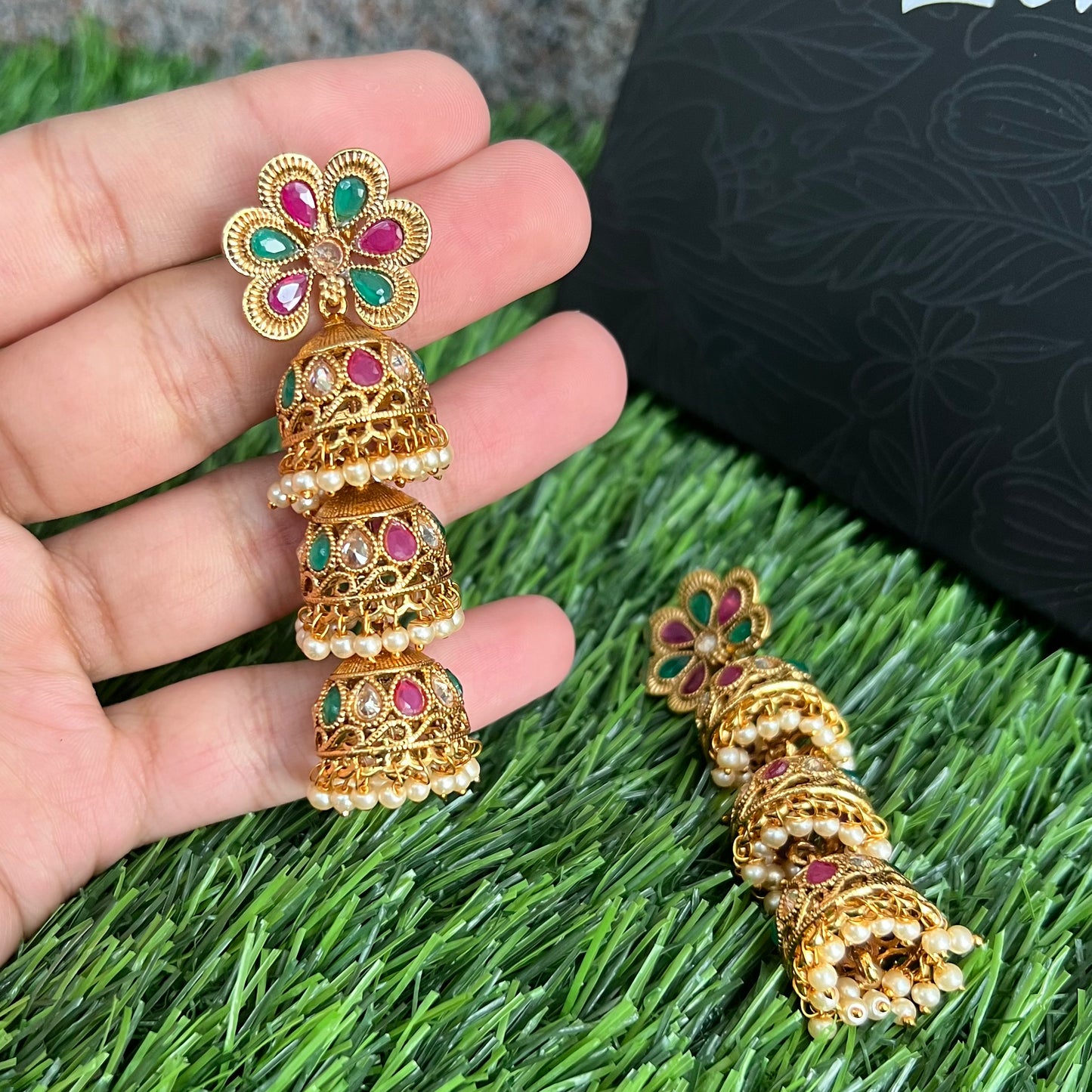 Gold Plated Jhumkas