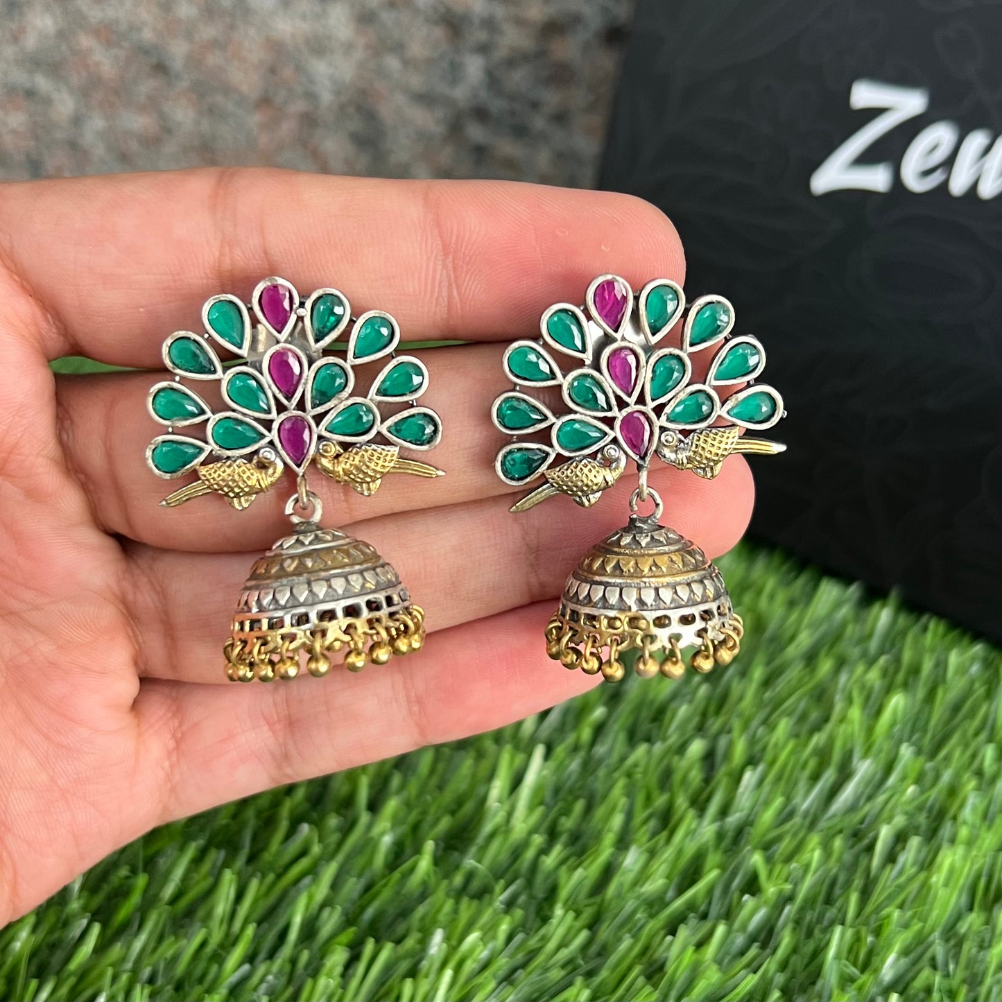 Peacock Earrings